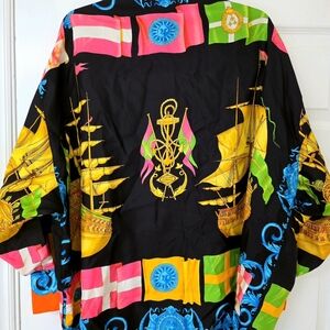 Trade Idea J0ss Gianni Versace Shirt with Neon Flag & Nautical Ship